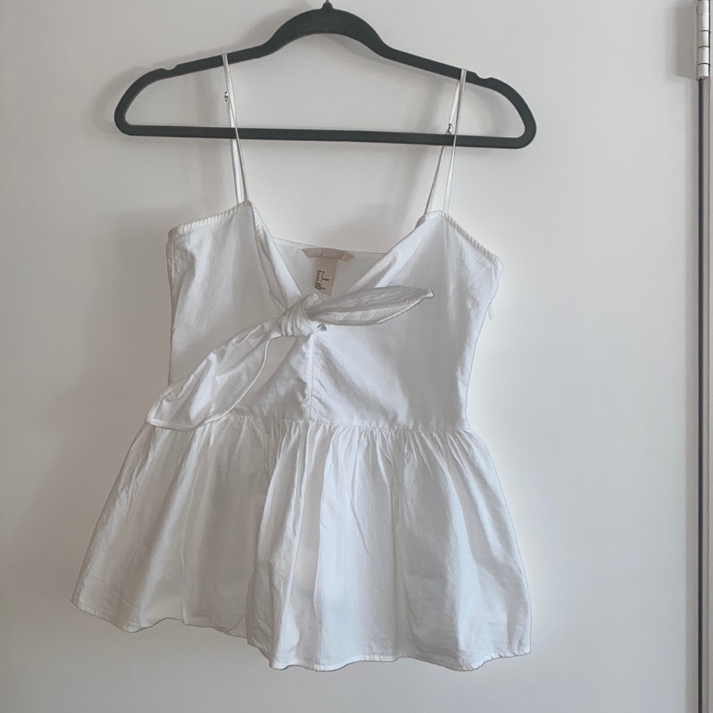HM trend peplum tank top
